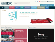 Tablet Screenshot of iidr.org